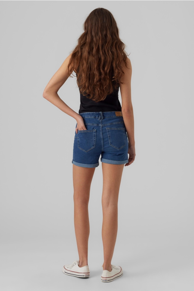 VMLUNA MR FOLD SHORTS MIX GA NOOS 10279489 Medium Blue denim